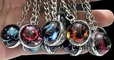Zodiac Constellation Signs Keyring..12 Signs Luminous 