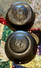 Vintage Peddle or Wagon Hubcaps Original Set of Two See Photos    