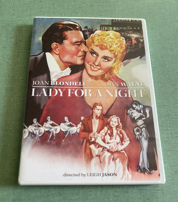 Lady for a Night DVD 1942 John Wayne Joan Blondell Olive Films - Ships Free