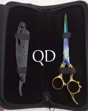 Dragon Hair cutting scissor. 2pcs With Box Barber scissor shear. Salon Scissors