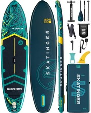 11'6 35" Super Wide Inflatable Paddle Board, Ultra Stable Stand Up Paddleboar...