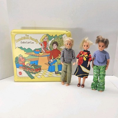 Vintage The Sunshine Family Dolls And Craft Case Set 1976