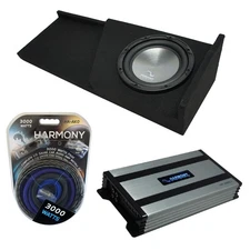 07-13 GMC Sierra Extended Cab Truck Harmony A122 Single 12 Sub Box & HA-A800.1