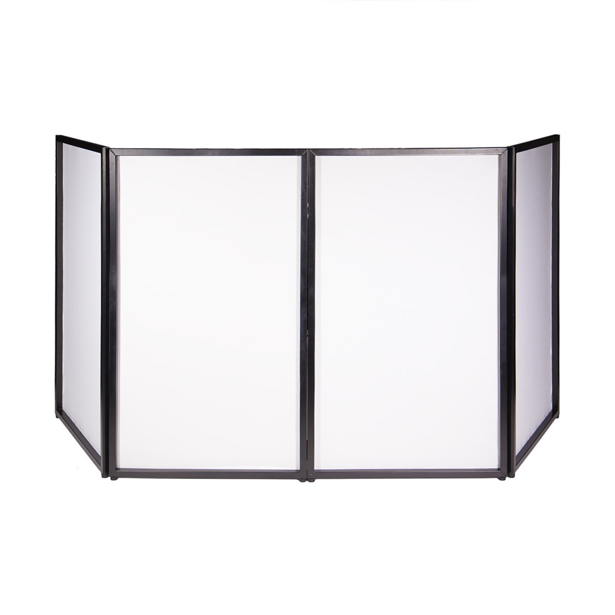 BoomTone DJ Façade Event White pliable avec cadre acier et 4 tissus lycra interchangeables