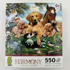 Summer Pals Animal Puzzle 550 Piece Ceaco USA New Sealed
