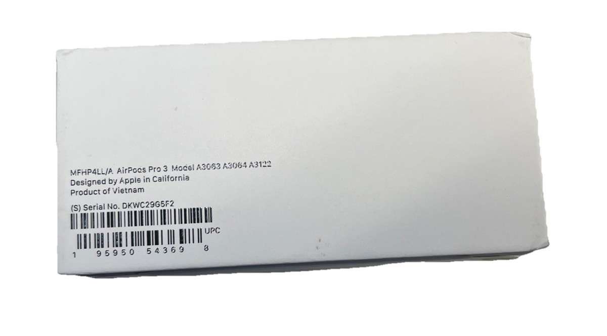 Factory 100 Authentic Apple - AirPods Pro 3 - MFHP4LL/A 2025 for