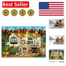 Charles Wysocki's The Farm - 500 Piece Jigsaw Puzzle for Relaxing Game Nights