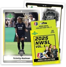 FULL CASE (50 HANGER BOXES) 2025 Parkside NWSL Volume VOL 1 Hanger Box Sealed