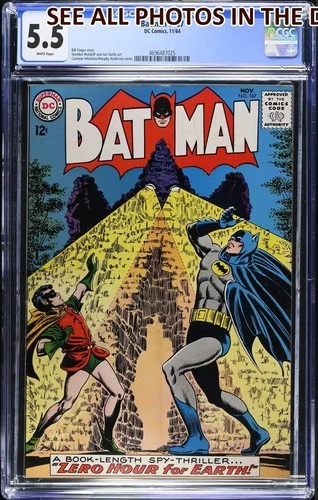 Batman #167 DC Comics CGC 5.5 Graded November 1964 (HG)