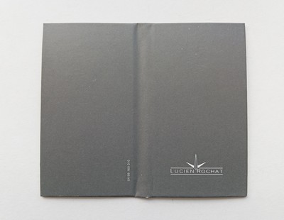LUCIEN ROCHAT Custidia Cover Wallet ref. 0499160010 for Booklets Booklets