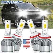 For Chevrolet Tahoe 2007-2021 LED Headlight Kit High Low Beam Bulbs White 6000K