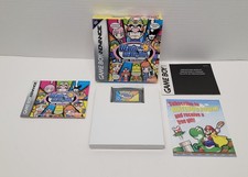 WarioWare, Inc.: Mega Microgame  Nintendo Game Boy Advance  CIB w/ STICKERS 