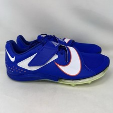 Nike Air Zoom LJ Elite Long Jump Track Spikes Blue Men  s Size 9.5