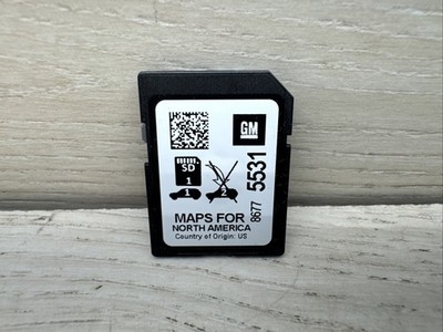 Genuine GM OEM GPS Navigation SD Card GM Part 86775531 - PRE OWNED - WORKS GREAT
