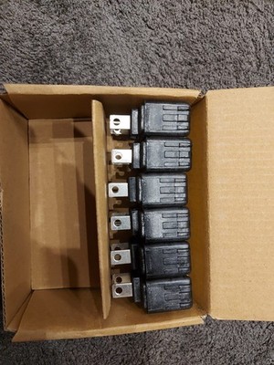 6x Eaton Bussmann TCF30 CUBEfuse Sicherung 30A 600V Class CF Träge NEU in OVP