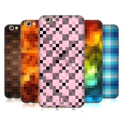 HEAD CASE DESIGNS PIXEL PATTERNS SOFT GEL CASE FOR OPPO PHONES
