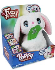 My Fuzzy Friends Poppy The Snuggling Bunny Interactive Plush Pet-Ideal Xmas Gift