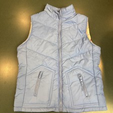 Talbots Girls Purple Quilted Vest Jacket Coat Size 10/12