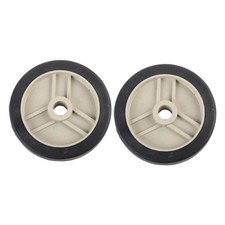 2x Air Compressor Wheels Wear Resistant Repair Practical Screws Not Included