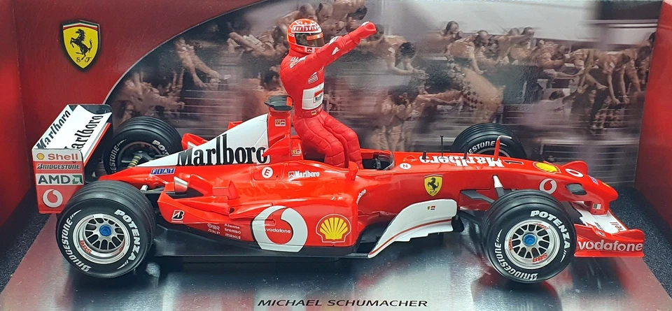 Hot Wheels 1/18 Scale Diecast 54614 - Michael Schumacher 1994 - 2002 World Champ - Image 3 of 4