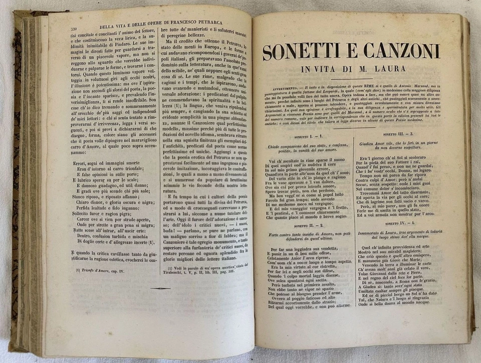 I QUATTRO POETI ITALIANI PAOLO EMILIANI GIUDICI 1845 DIVINA COMMEDIA DANTE TASSO - Immagine 3 di 3
