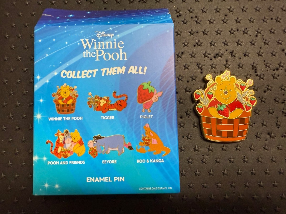 Disney Winnie The Pooh Strawberry Blind Box Pin Monogram *YOU PICK