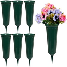 Memorial Floral Vases, Cemetery Vase, Headstones Flower Holder, Grave Cone Va...