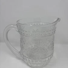 The Pioneer Woman Cassie Clear Embossed Pitcher 44 oz Special Edition
