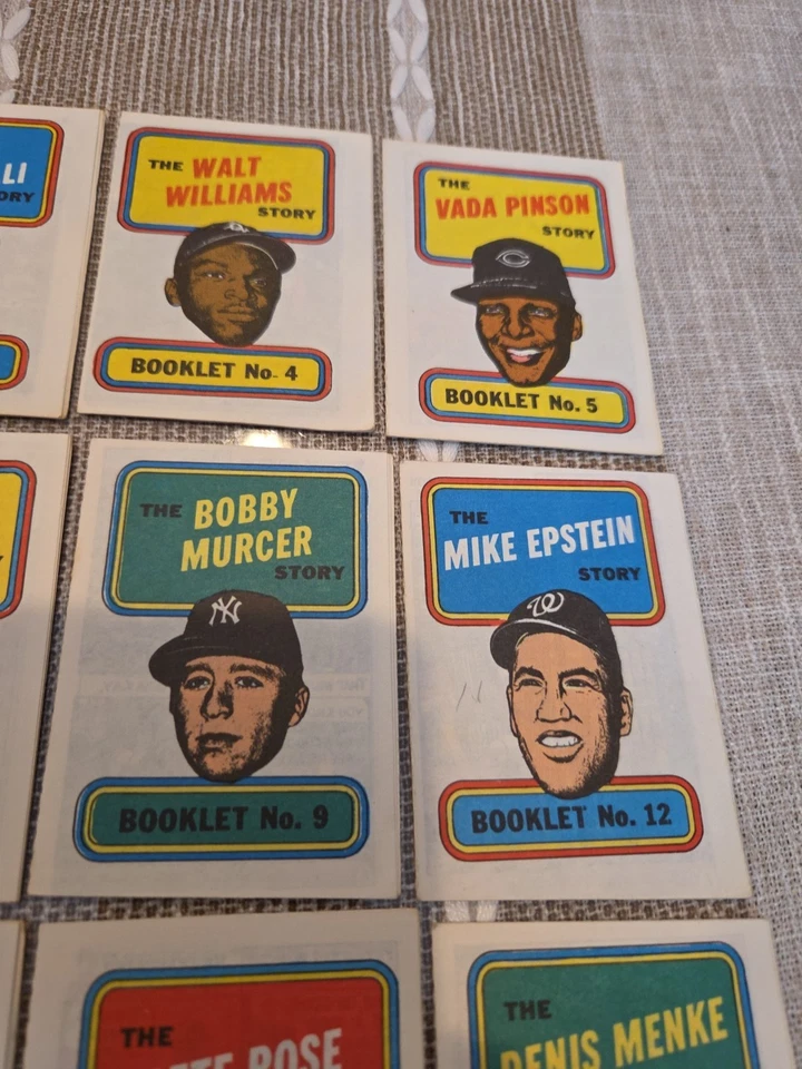 Vintage 1970 Topps Baseball The Story Booklet Comic NEAR SET of 19 EXMT Rare - Image 4 of 4