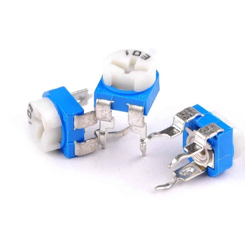 1-10 Stück Potentiometer Poti RM065 Carbon Film Trimpot Horizontal 100 - 1MOhm - Bild 4 von 4