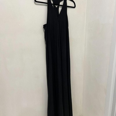 Cuyana Black Silk Maxi Dress | eBay