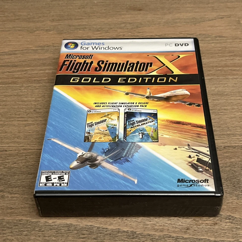 Microsoft Flight Simulator X: Gold Edition (PC: Windows, 2008) DVD - Image 4 of 4