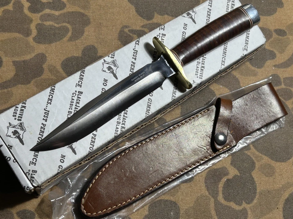 Cuchillo BLACKJACK de Colección Hojas Clásicas Modelo 1-7 Randall Clon EXCELENTE Estado en CAJA Foto 4 de 4