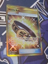 Pokemon TCG Hustle Belt 179/168 Celestial Storm Gold Secret Rare Trainer Card