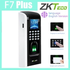 ZKTeco F7plus Kit Time Clock Biometric Fingerprint Access Control+Attendance