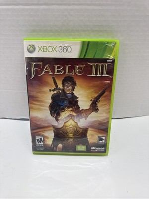 Fable III 3 (Microsoft Xbox 360) CIB Complete In Box - Tested & Working!