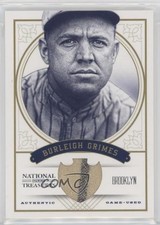 2012 Panini National Treasures 18/25 Burleigh Grimes #24 HOF 1h1