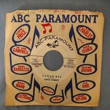 Vince Everett Sugar Bee ABC Paramount I Aint Gonna Be Your Low Down Dog 45 Promo
