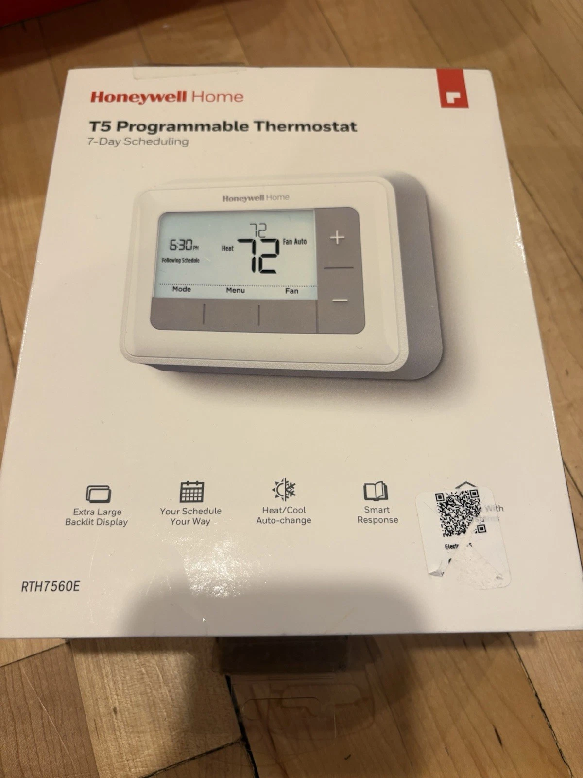 Honeywell Home RTH7560E Programmable Thermostat- White Great