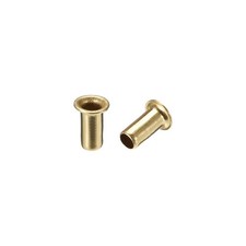 uxcell Hollow Rivet4mm x 8mm Through Hole Copper Hollow Rivets Grommets Doubl...