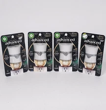 Lot of 4 Air Wick Advanced Plug-in Scented Oil Warmer Units Anti Fading NEW
