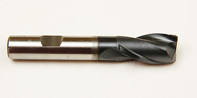 5/8 X 1/2 X 1-1/8 X 3-3/8 2 FL  HSS END MILL TIALN COATED REGAL (E-3-4-8-3)