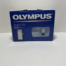 Olympus Stylus 710 7.1MP Digital camera Silver All-Weather 2.5" LCD TESTED