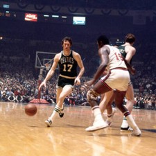 John Havlicek Boston Celtics Handles The Ball 1970 Old Basketball Photo 5