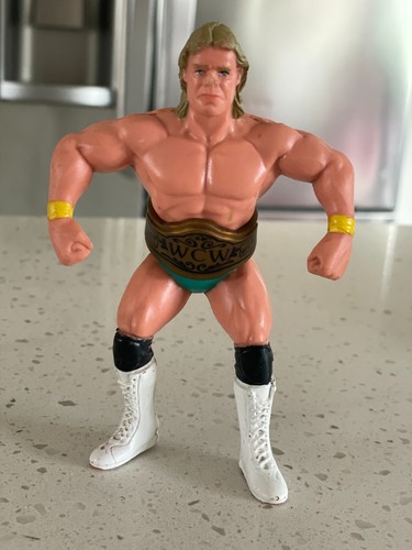 Lex Luger WCW Galoob green tights UK Exclusive...