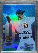 2002 Bowman's Best Auto Ryan Raburn #159 Rookie Auto RC Tigers 🐯