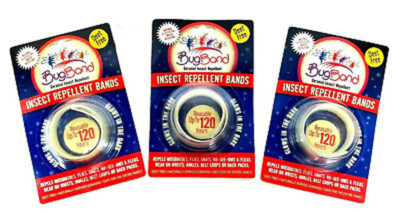 Bug Band Insect Repellent Bands Reusable Up To 120 Hours Deet Free 3 Packs