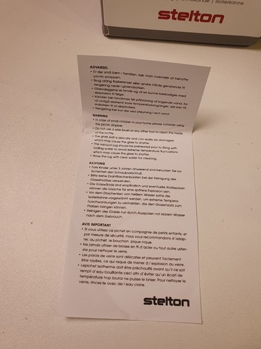 Stelton EM77 Vacuum Jug In Black - Picture 2 of 12