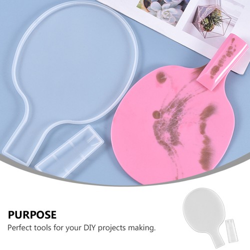 Table Tennis Racket Mold Paddle DIY Mould Ornaments Creative Cake Child - Picture 3 of 12