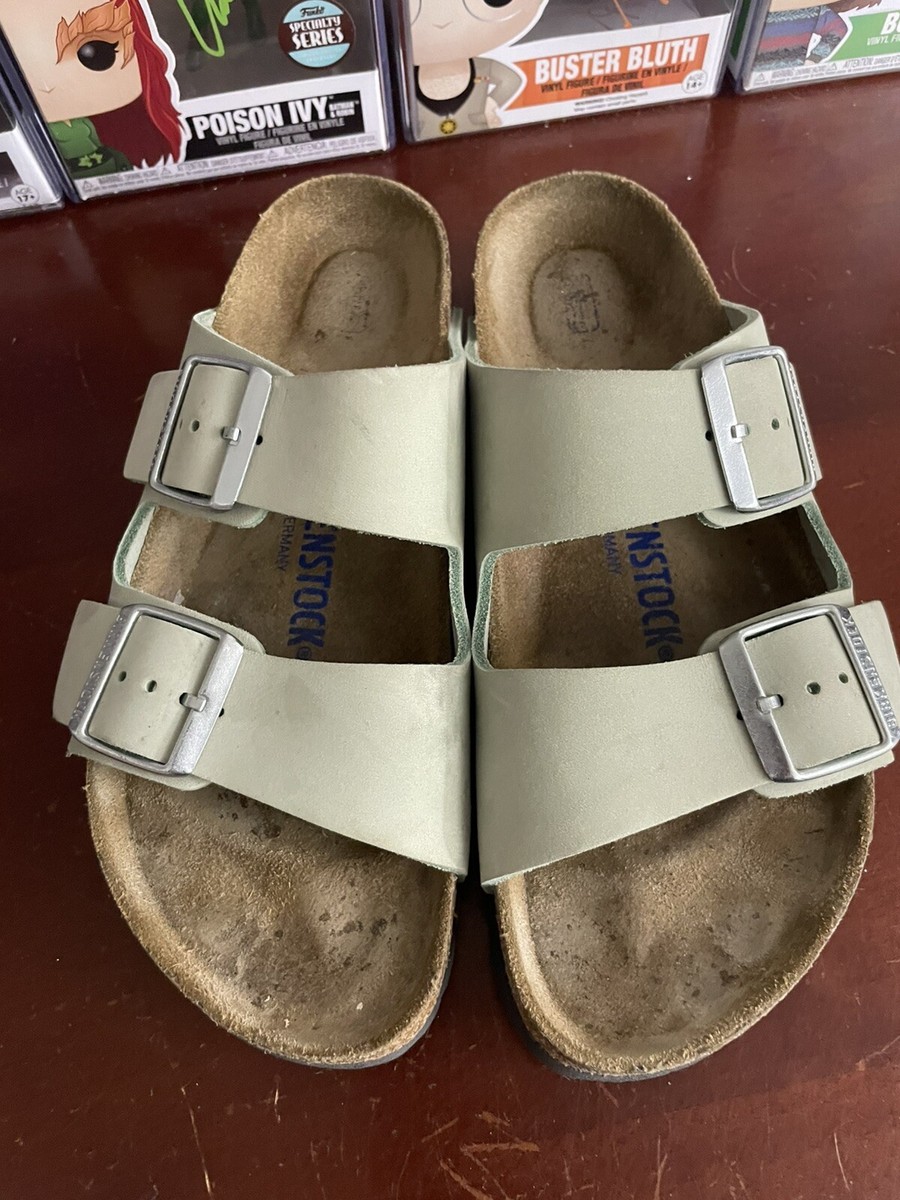 Great Soles - Birkenstock Arizona Suede Ecru EU 38 Women display picture 3